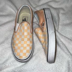 Vans Classic Slip-On Peach Checker Size M5.5, W7, 23.5cm